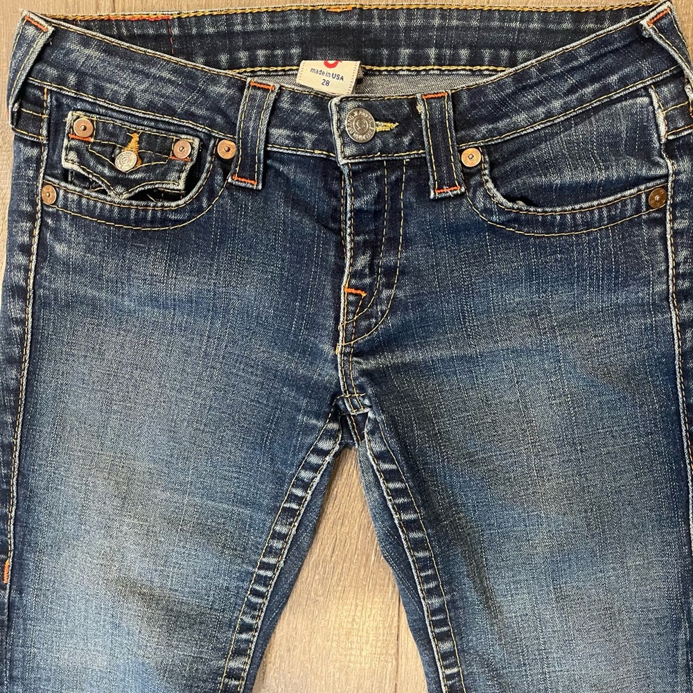 Rare True Religion Women's Joey Boot Cut Denim Jeans - Picture 4 of 4